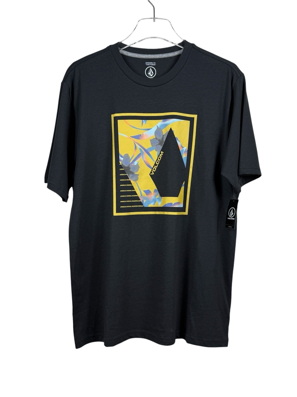 Volcom Sprayz Dark Gray Lightweight T-Shirt Men's Size L NWT NSRP $30